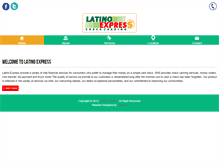 Tablet Screenshot of latinoexpressmd.com